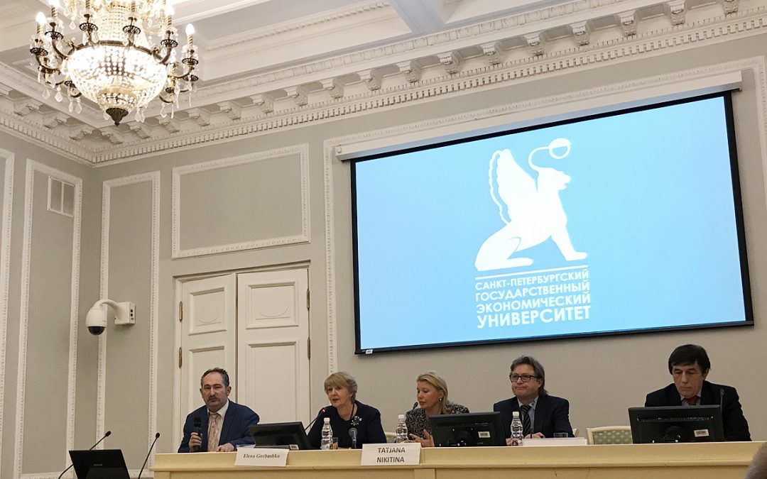 Pracownicy Wydziału Ekonomicznego na konferencji naukowej w St. Petersburgu